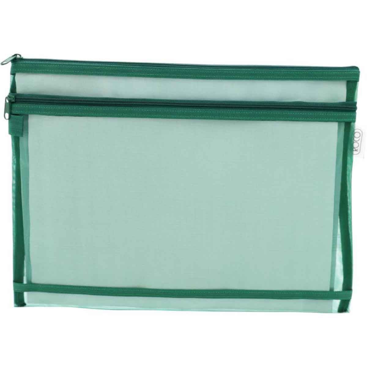 Roco RQ-8757GRN A4 Topload Opening Document Pouch
