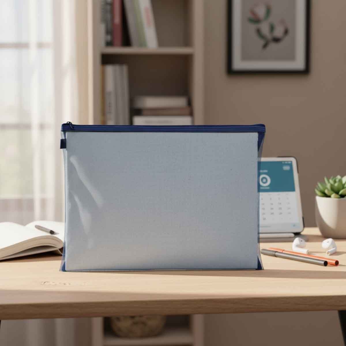 Roco Blue A5 Topload Opening Document Pouch