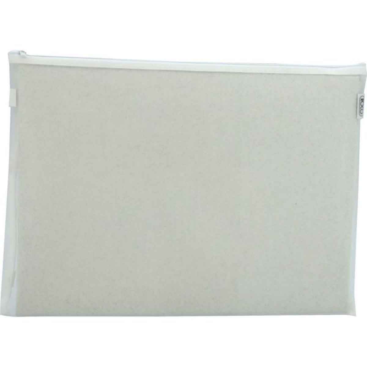 Roco White A5 Topload Opening Document Pouch