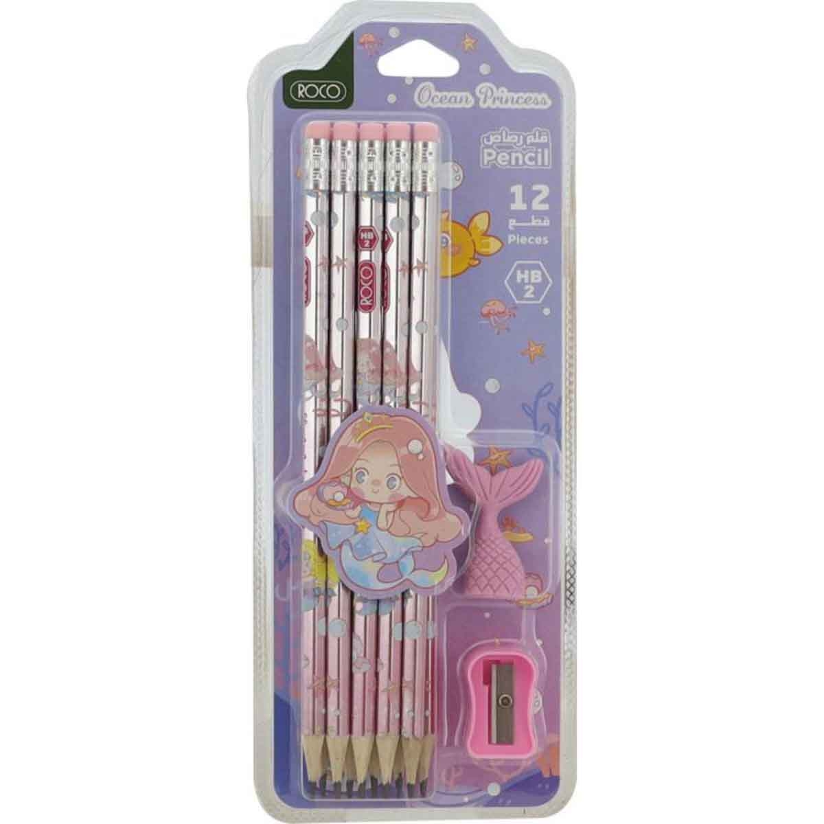 Roco 12-Piece Dream Princess Assorted Stationery Set