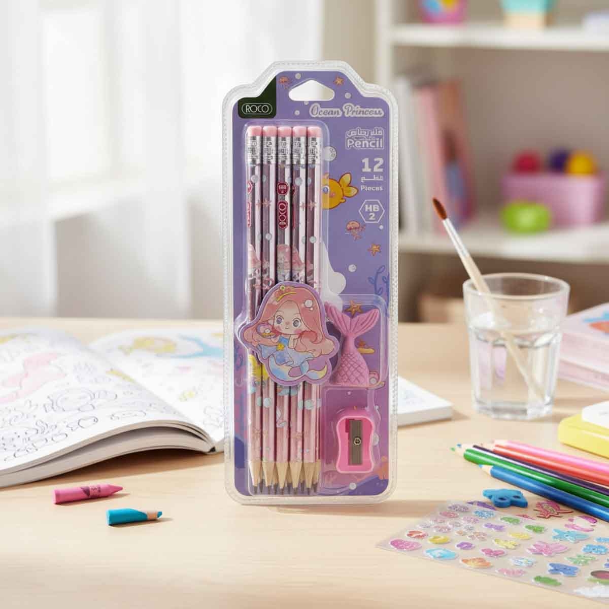 Roco 12-Piece Dream Princess Assorted Stationery Set