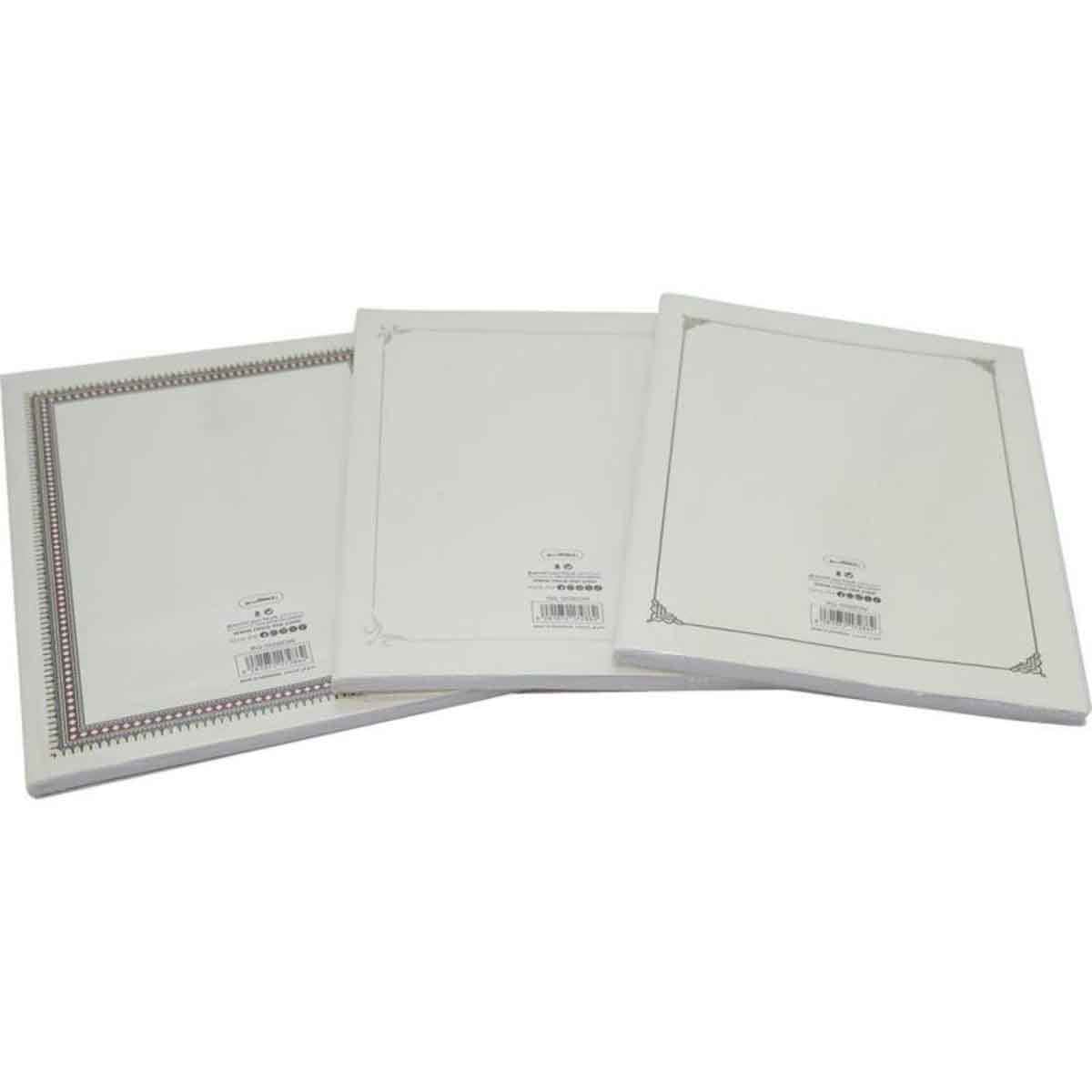 Roco White 3-Piece 80-Sheets 6.3" x 8.6" Single Ruled Arabic Exercise Book Set