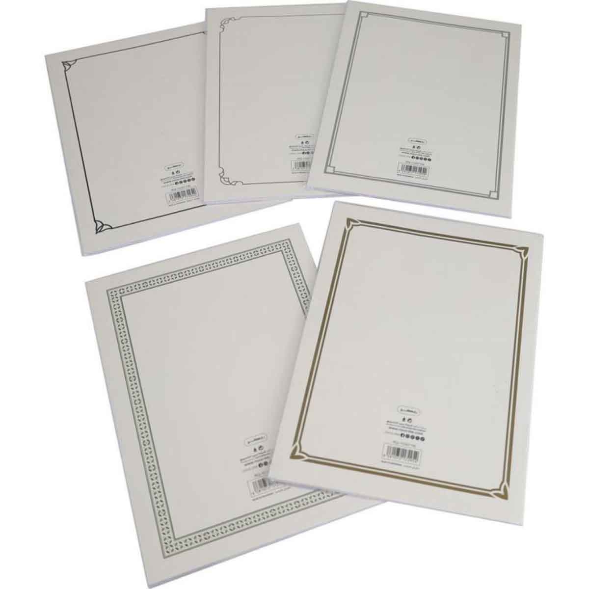 روكو دفاتر تمارين إنجليزي مسطر مزدوج 6.3 × 8.6 انش عدد 40 ورقة مجموعة 5 قطع