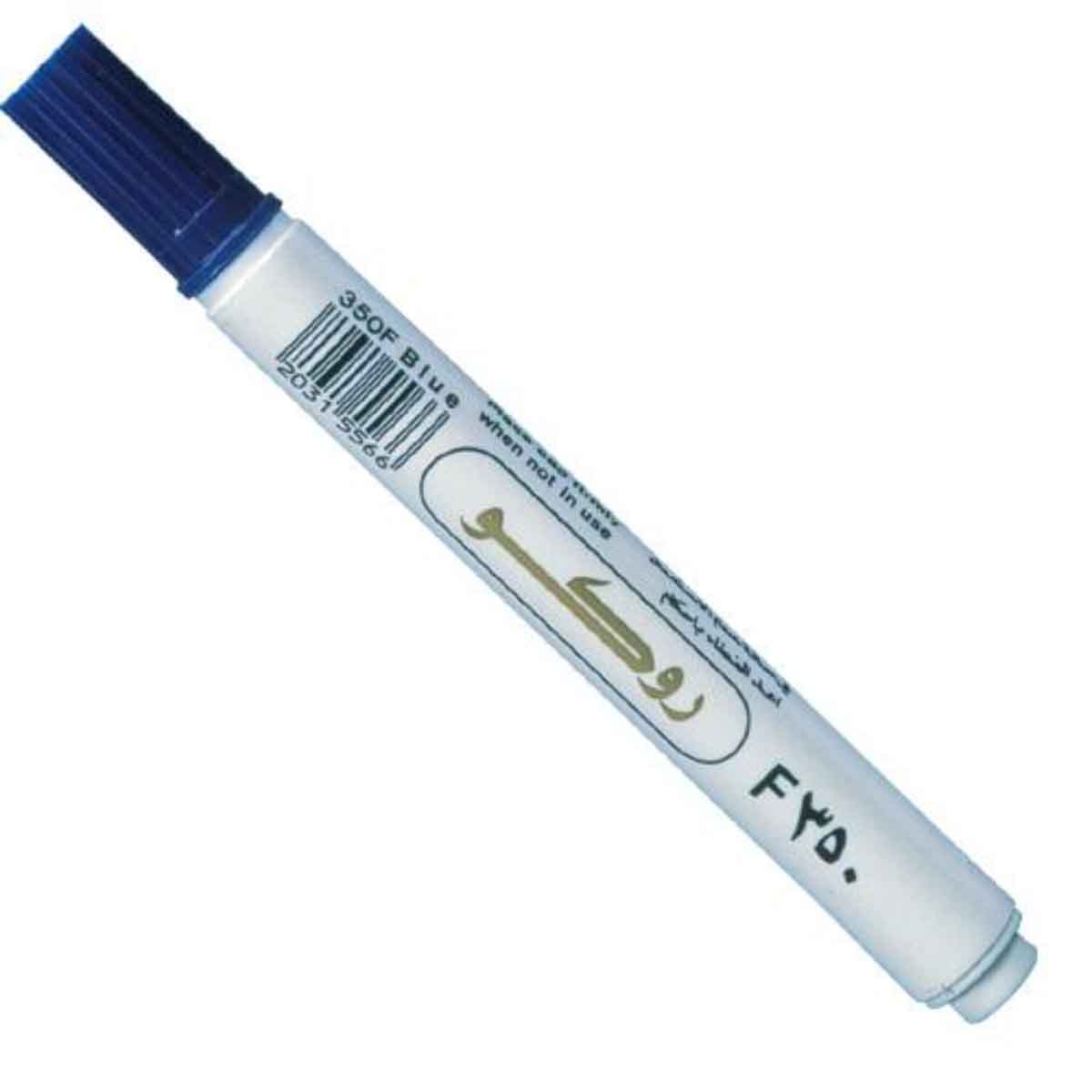 Roco Blue 1-4mm Chisel Tip F350 Permanent Marker