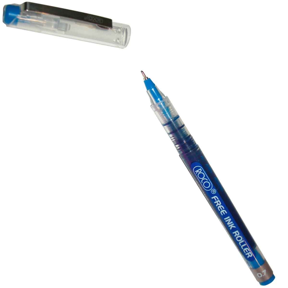Roco Blue Ink 0.7mm Needle Tip Liquid Ink Pen
