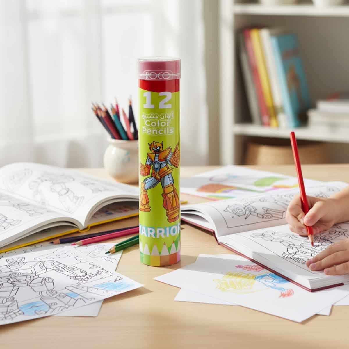 Roco 12-Piece Galaxy Warrior Assorted Color Pencil Set