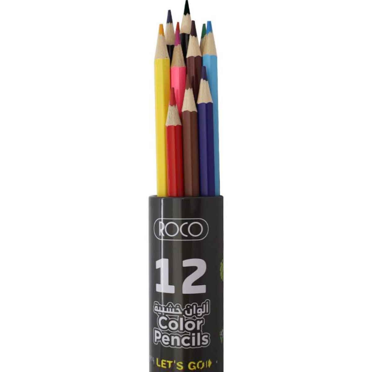 Roco 12-Piece Game Over Assorted Color Pencil Set