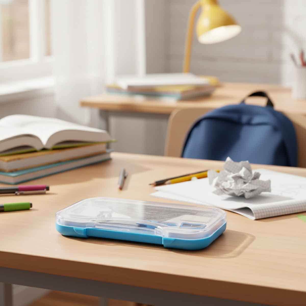 Roco Blue 8-Piece Mathematical Plastic Geometry Set