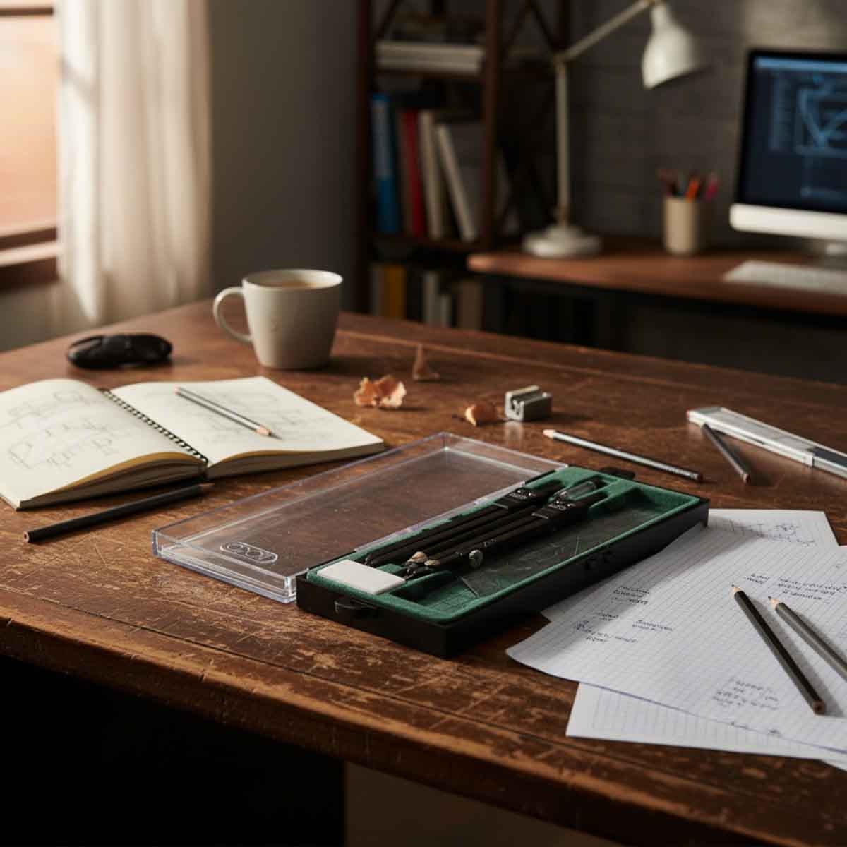 Roco 9-Piece Mathematical with Leads Geometry Set