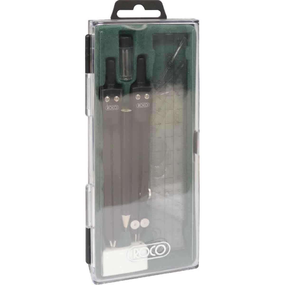 Roco 9-Piece Mathematical with Leads Geometry Set