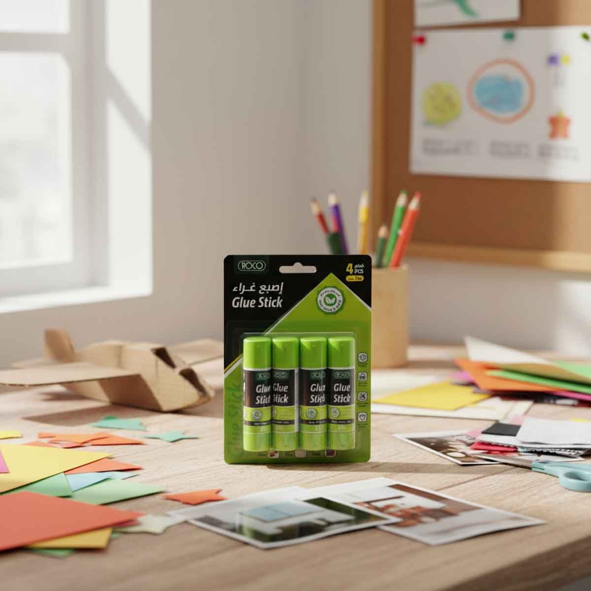 روكو غراء عصا شفاف 20 جرام