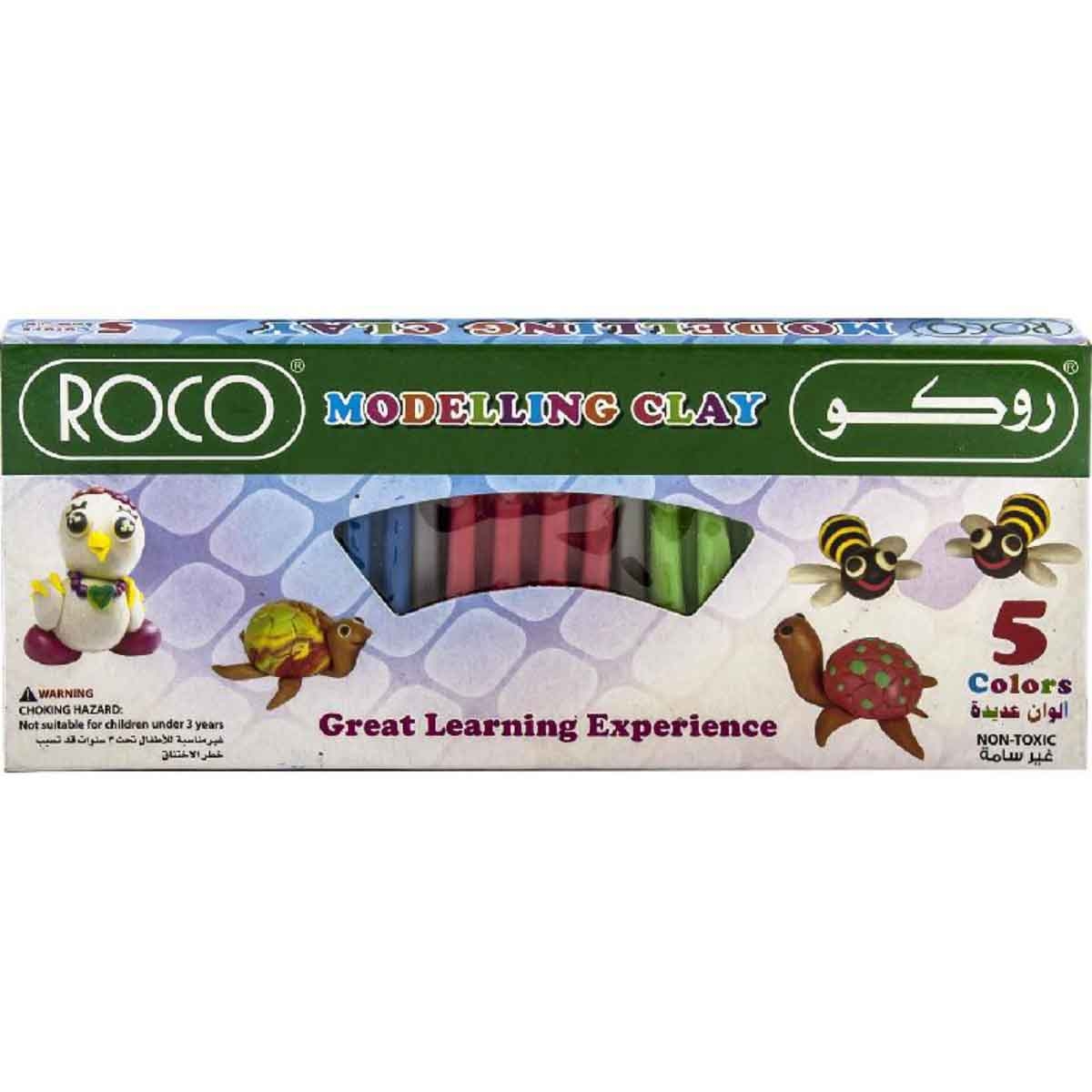 Roco 5-Piece Great Learning Experience Assorted Modelling Clay Set