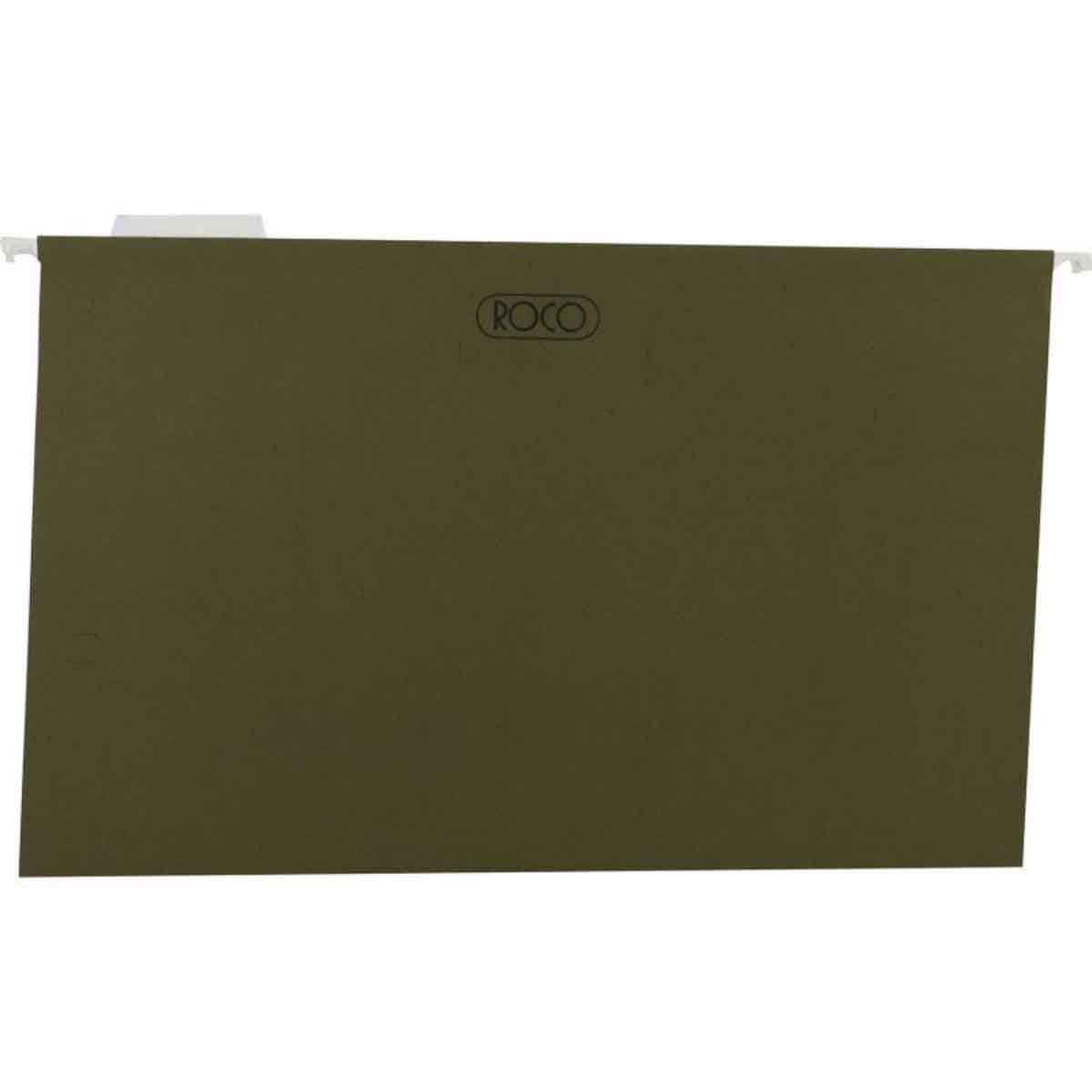Roco Green 1/5 Tab Cut Hanging File