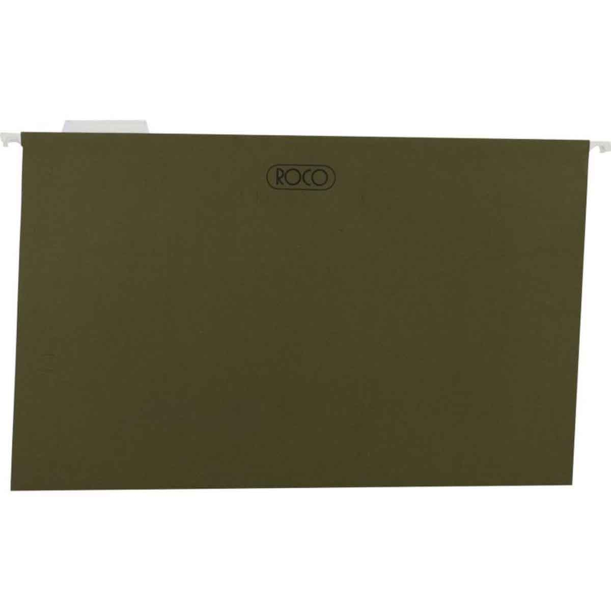 Roco Green 1/5 Tab Cut Hanging File