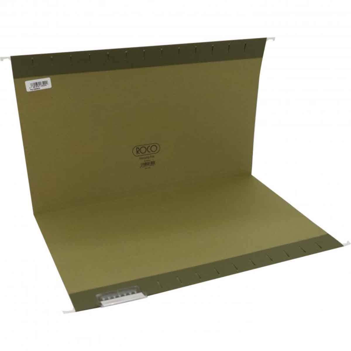 Roco Green 1/5 Tab Cut Hanging File