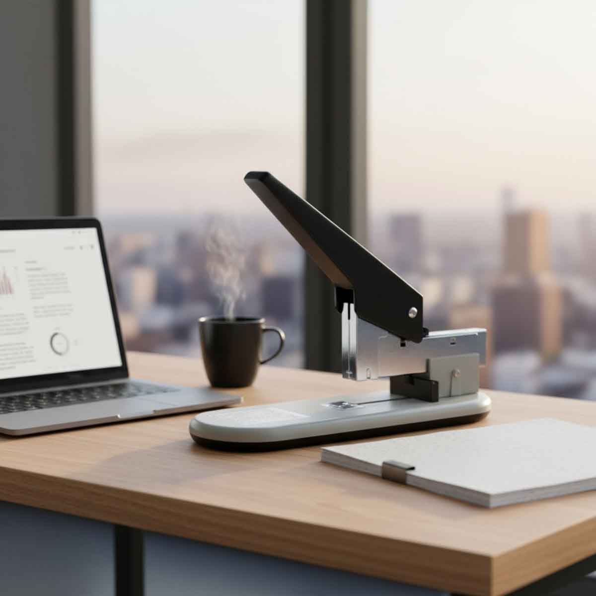 Roco Beige Large Heavy Duty Stapler