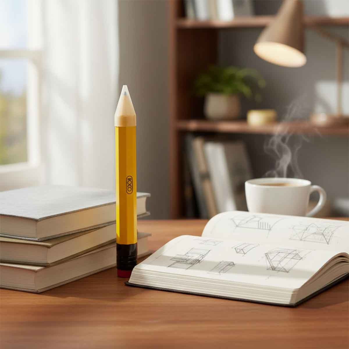 Roco Yellow Jumbo Hexagonal Standard Pencil