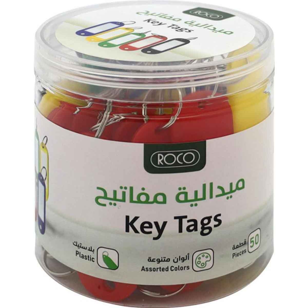Roco Plastic Assorted Key Tags