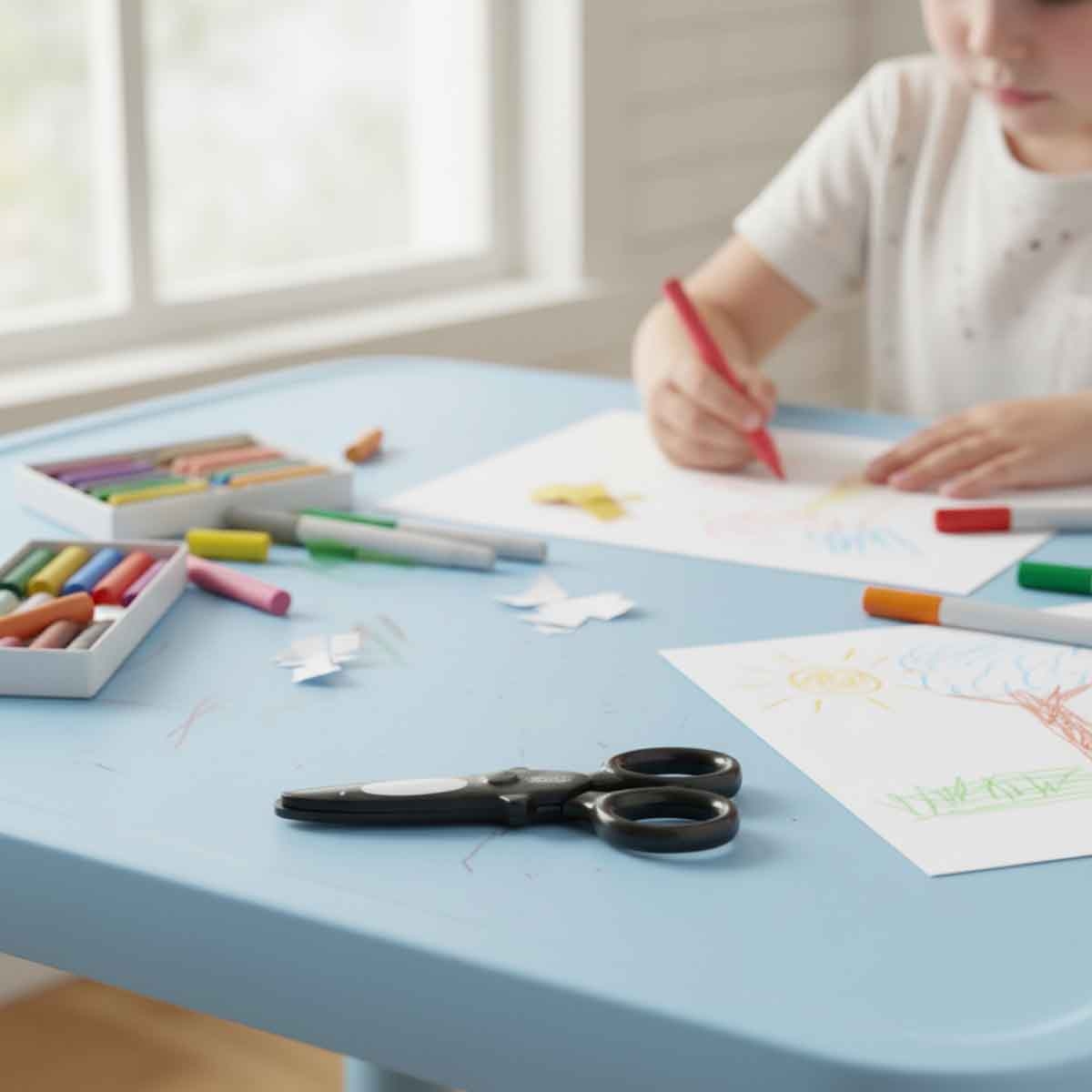 Roco Black 4.75" Either Hand Kids Scissors