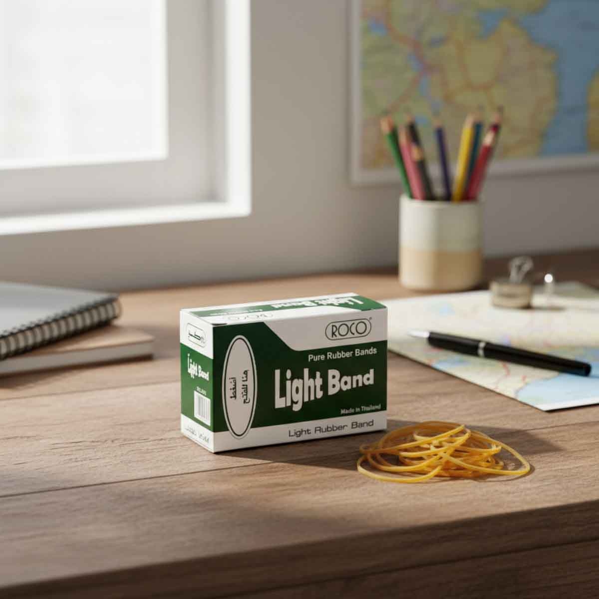 روكو أربطة مطاطية خفيفة بنية 50g