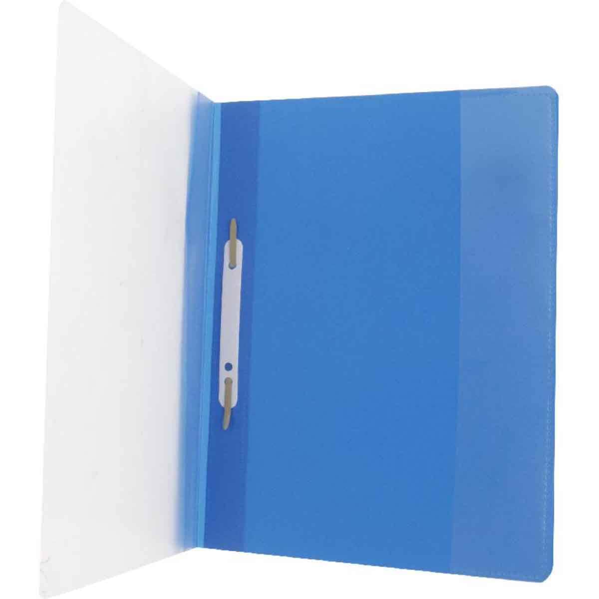 Roco A4 Blue Front Prong Paper Fastener Polypropylene Report Cover