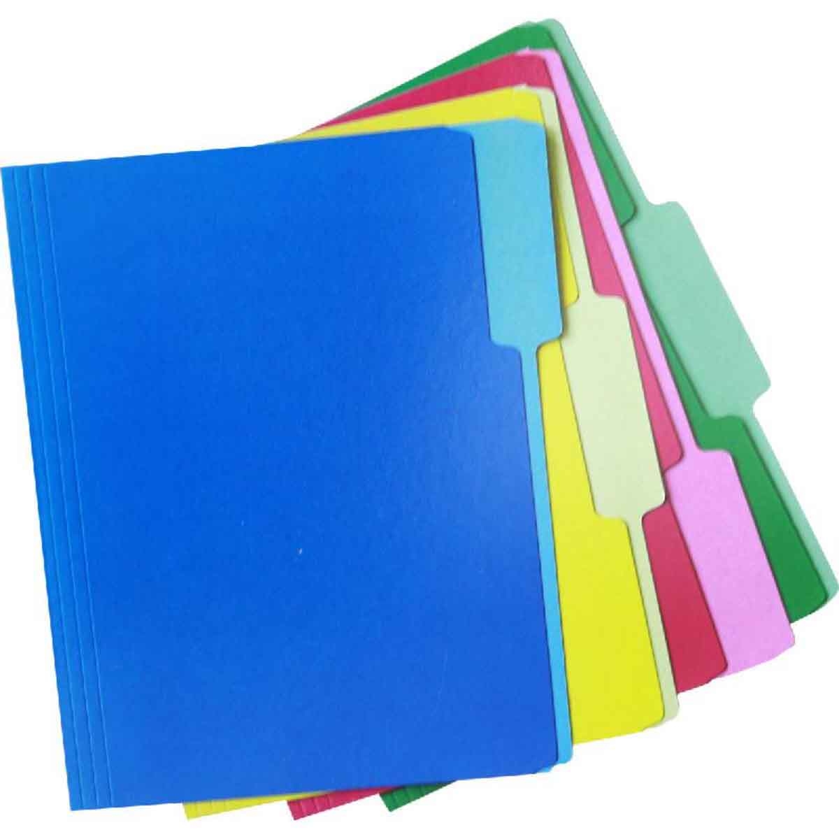 Roco A4 Assorted Manila File Folder