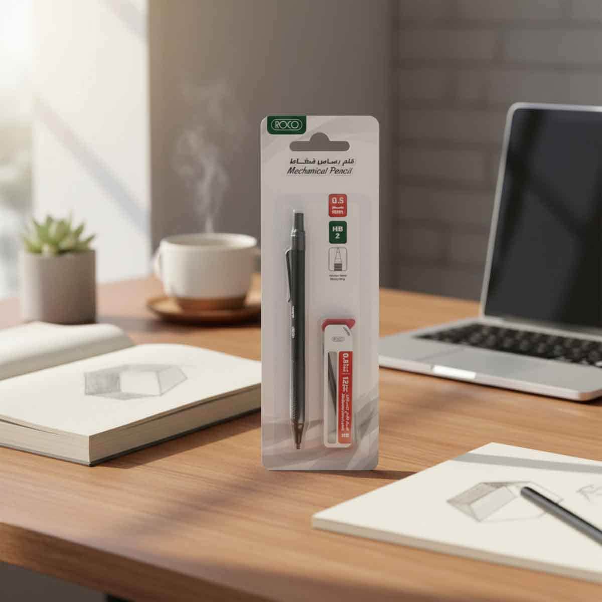Roco 0.5mm Mechanical Pencil with Eraser