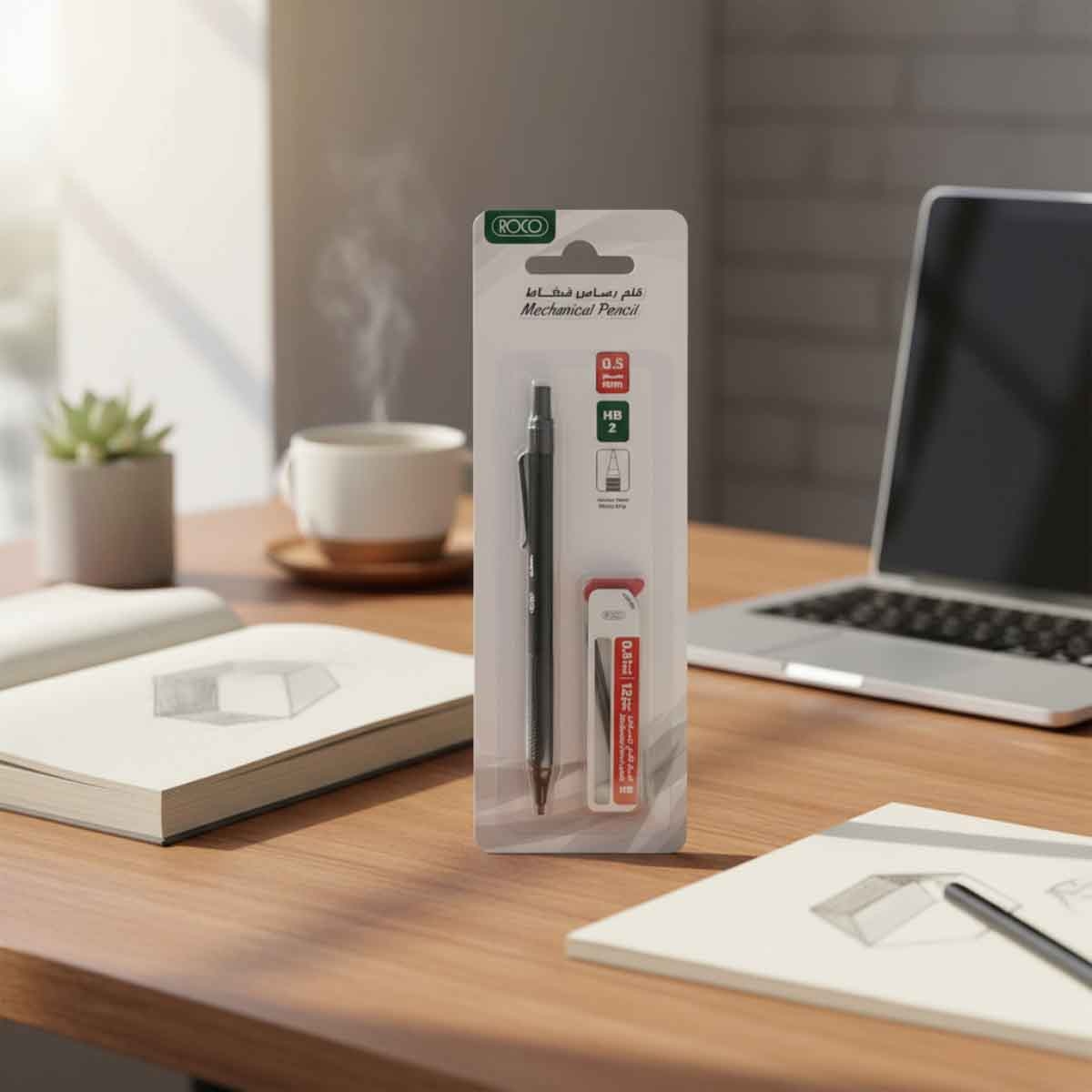 Roco 0.5mm Mechanical Pencil with Eraser