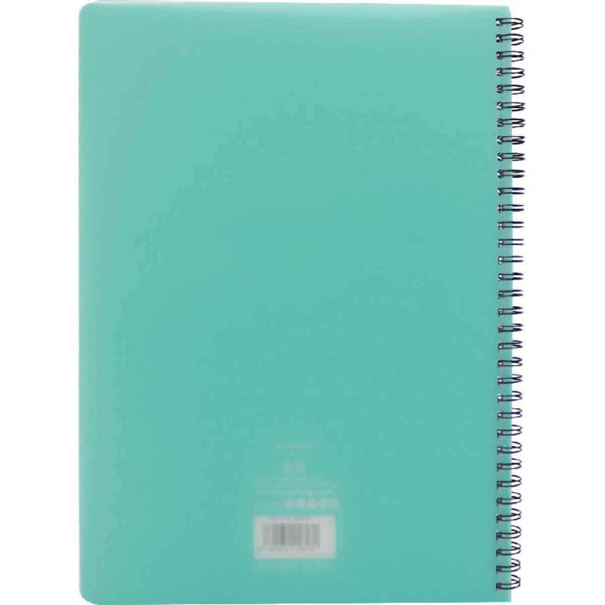 Roco Aqua 100-Sheets A4 Double Ruled English Notebook