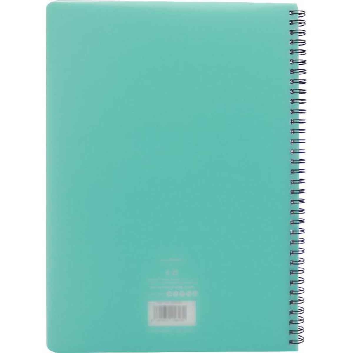 Roco Aqua 100-Sheets A4 Double Ruled English Notebook
