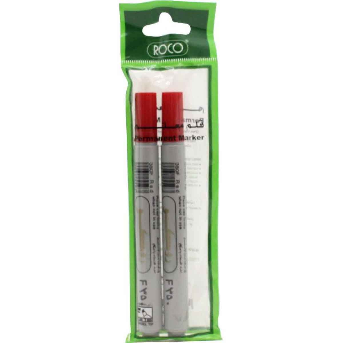 Roco Red 1-4mm Chisel Tip Permanent Marker