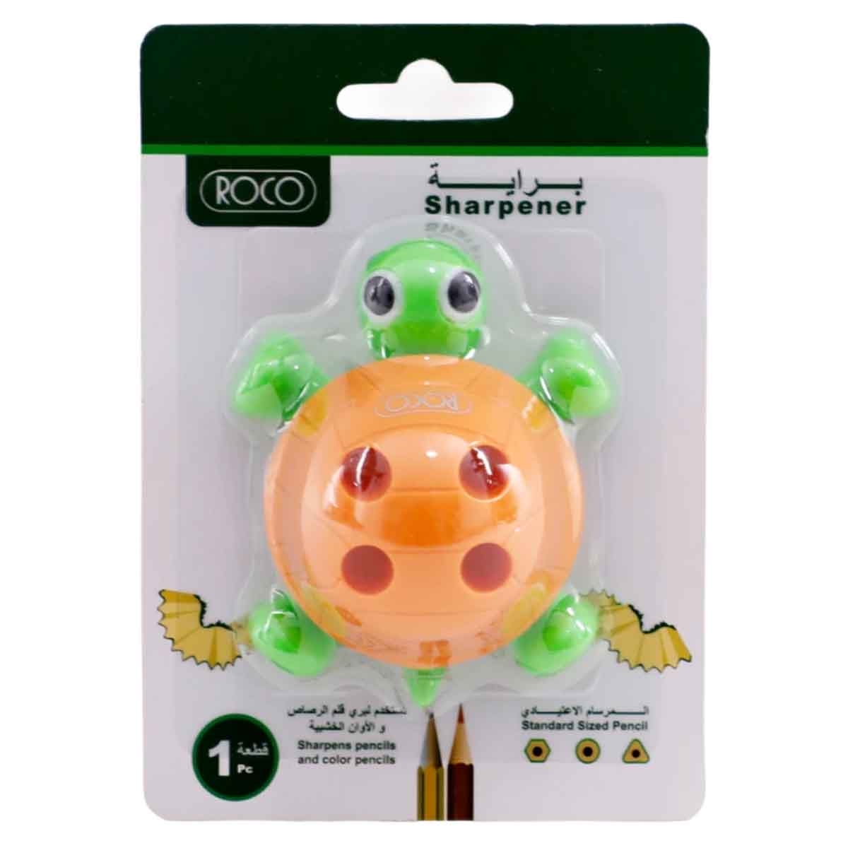 روكو مبراة جيب بفتحة واحدة ألوان متنوعة RQ-NJCD8504