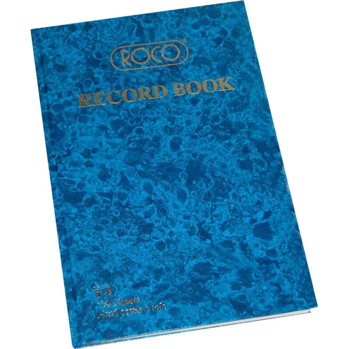 Roco 100-Sheets F4 8.26" x 12.83" Record Book