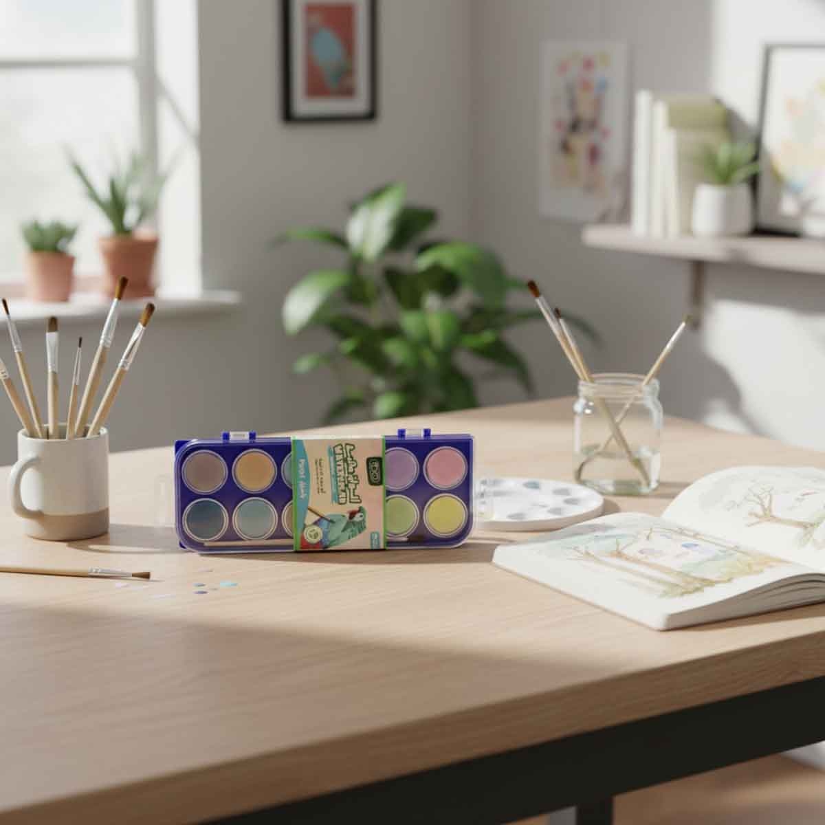 Roco 12-Piece Pastel Cake Box Assorted Watercolor Set