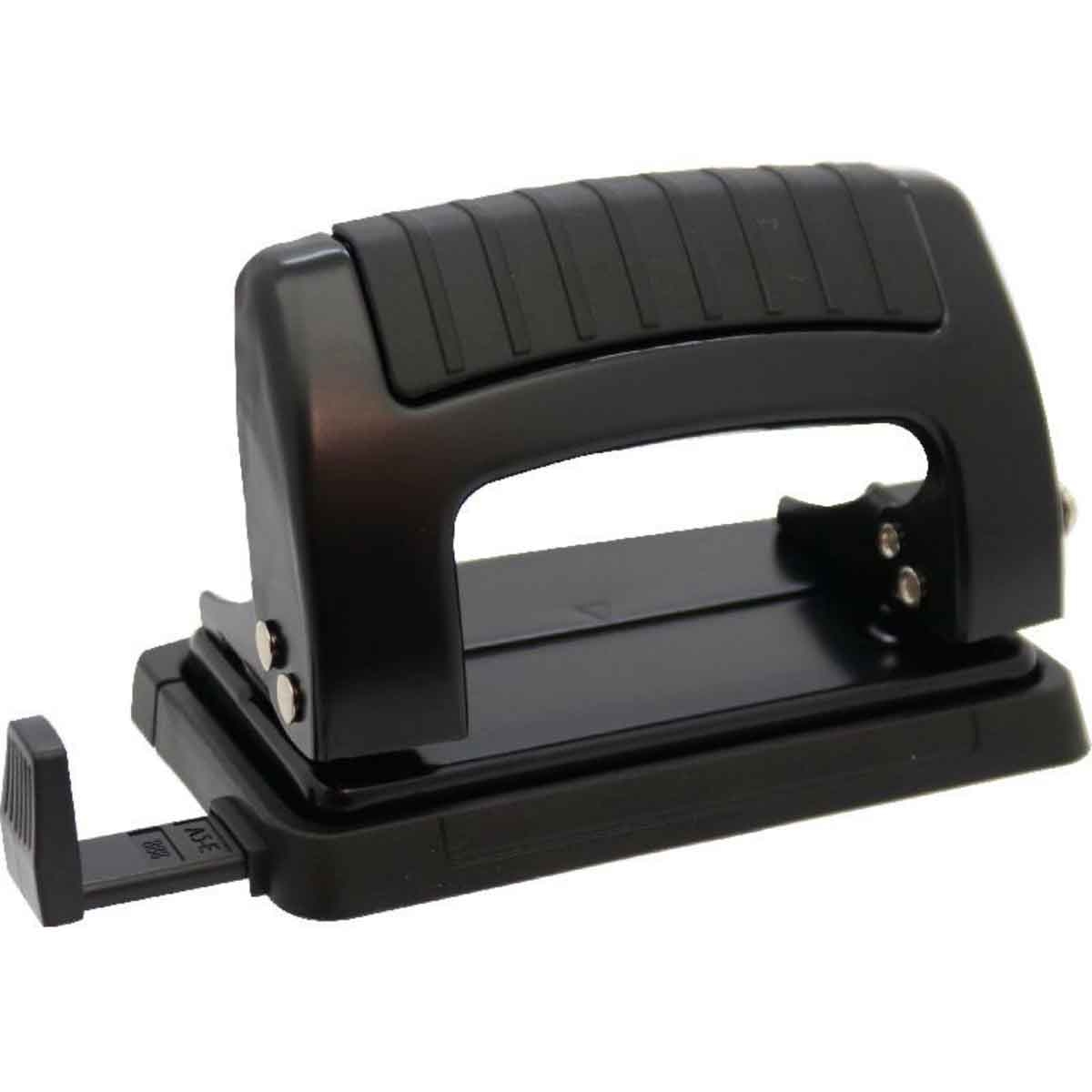 Roco Black 2-Holes Small Desk Puncher