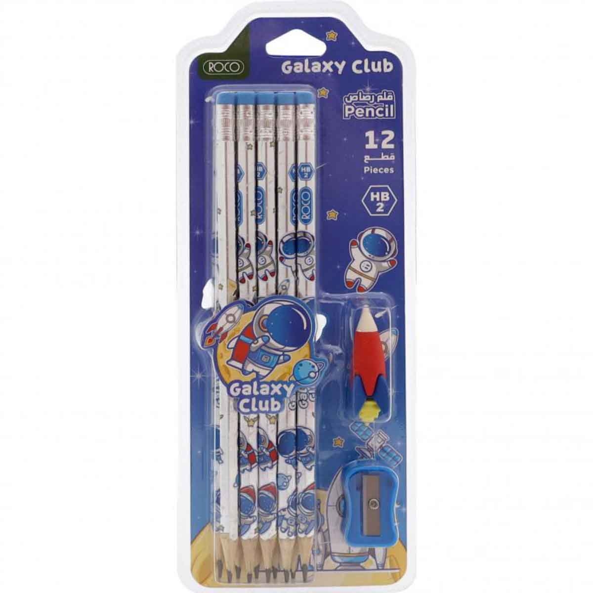 Roco 12-Piece Space Journey Assorted Stationery Set