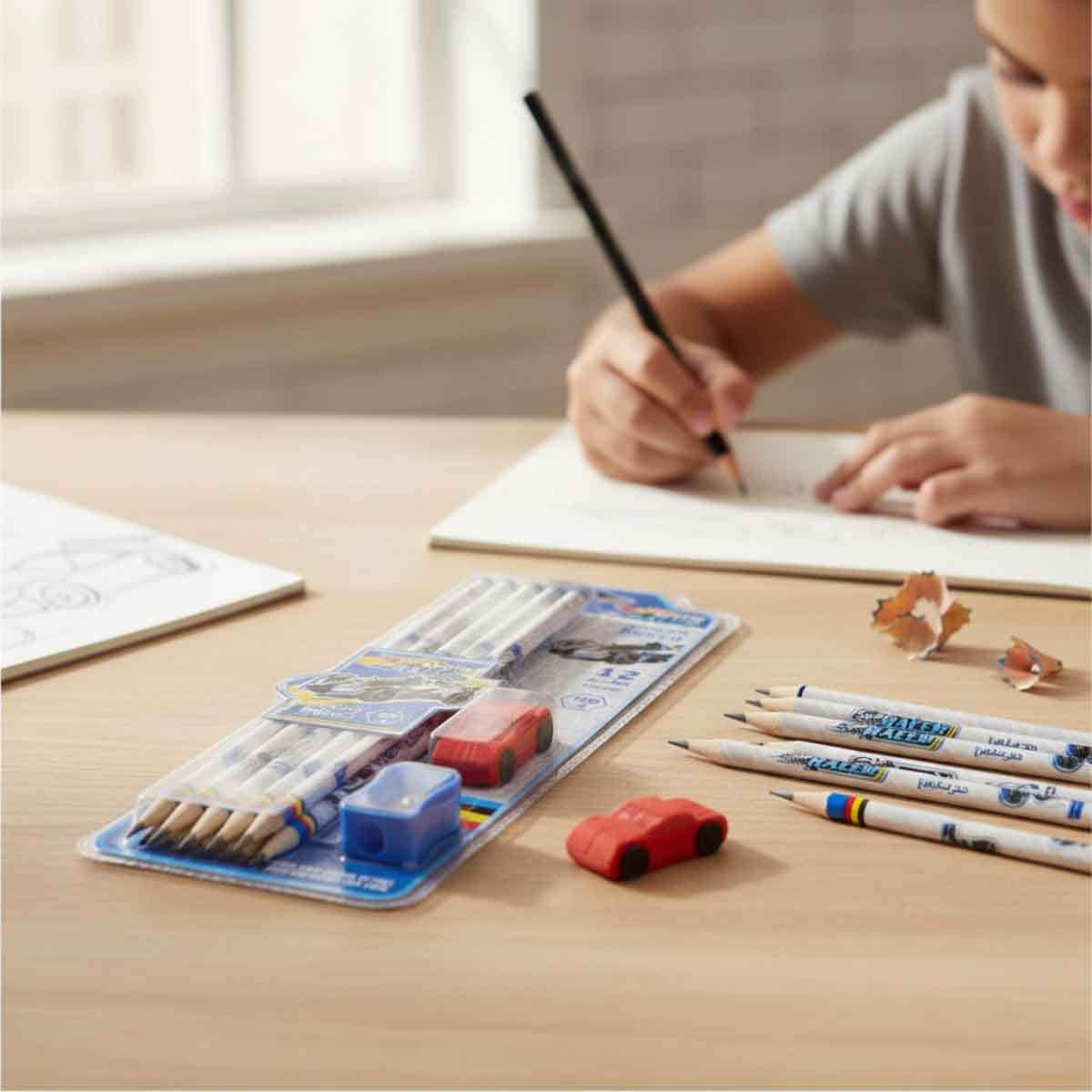 Roco 12-Piece Speed Racer Assorted Stationery Set