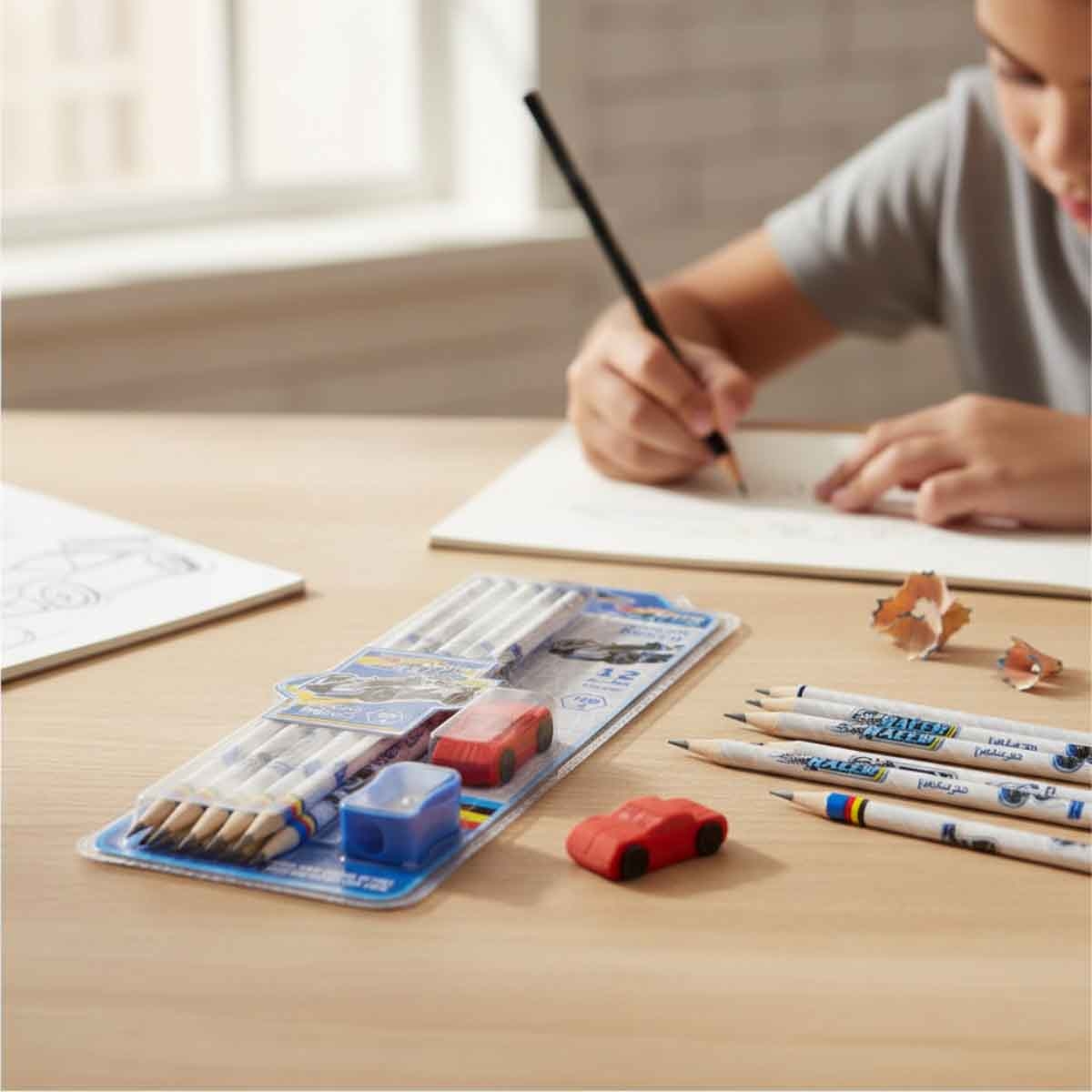 Roco 12-Piece Speed Racer Assorted Stationery Set