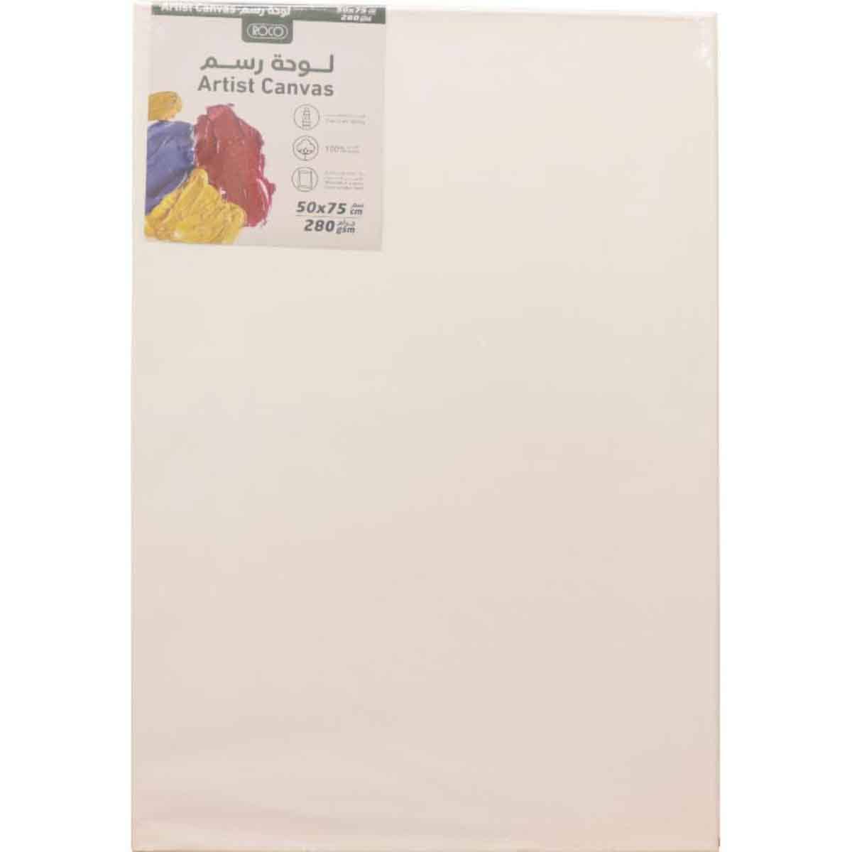 Roco 20" x 30" Rectangle Rough Finish Stretched Canvas