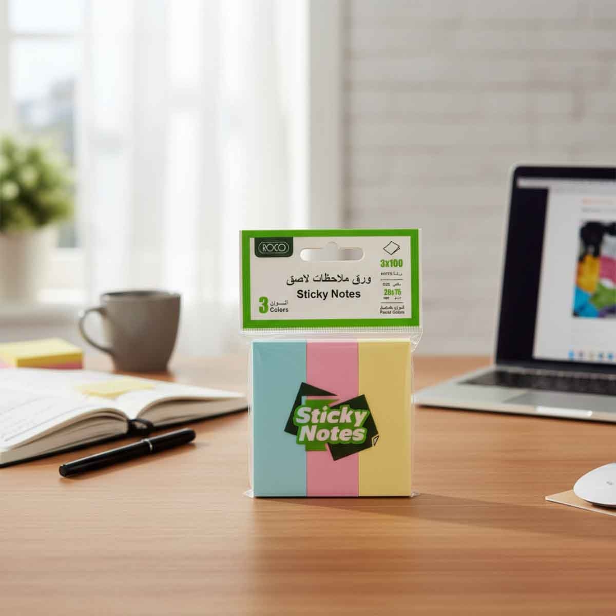 روكو علامات تبويب شريطية باستيل متعددة الألوان
