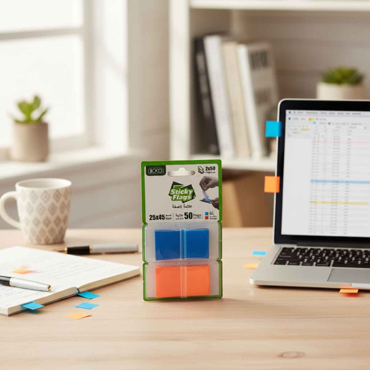 Roco Blue/Orange Tape Flags