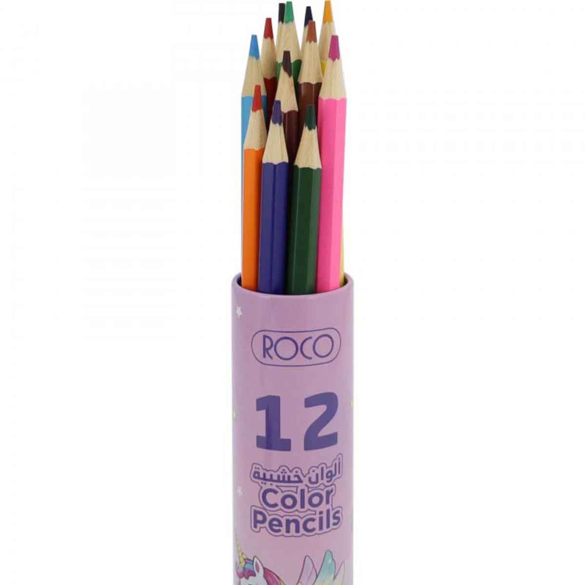 Roco 12-Piece Unicorn Assorted Color Pencil Set
