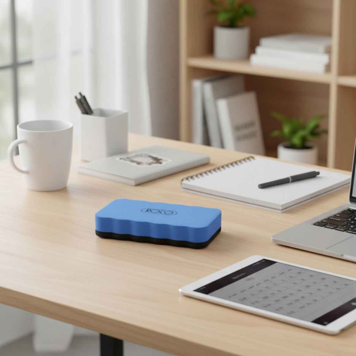 Roco Blue Magnetic Whiteboard Eraser