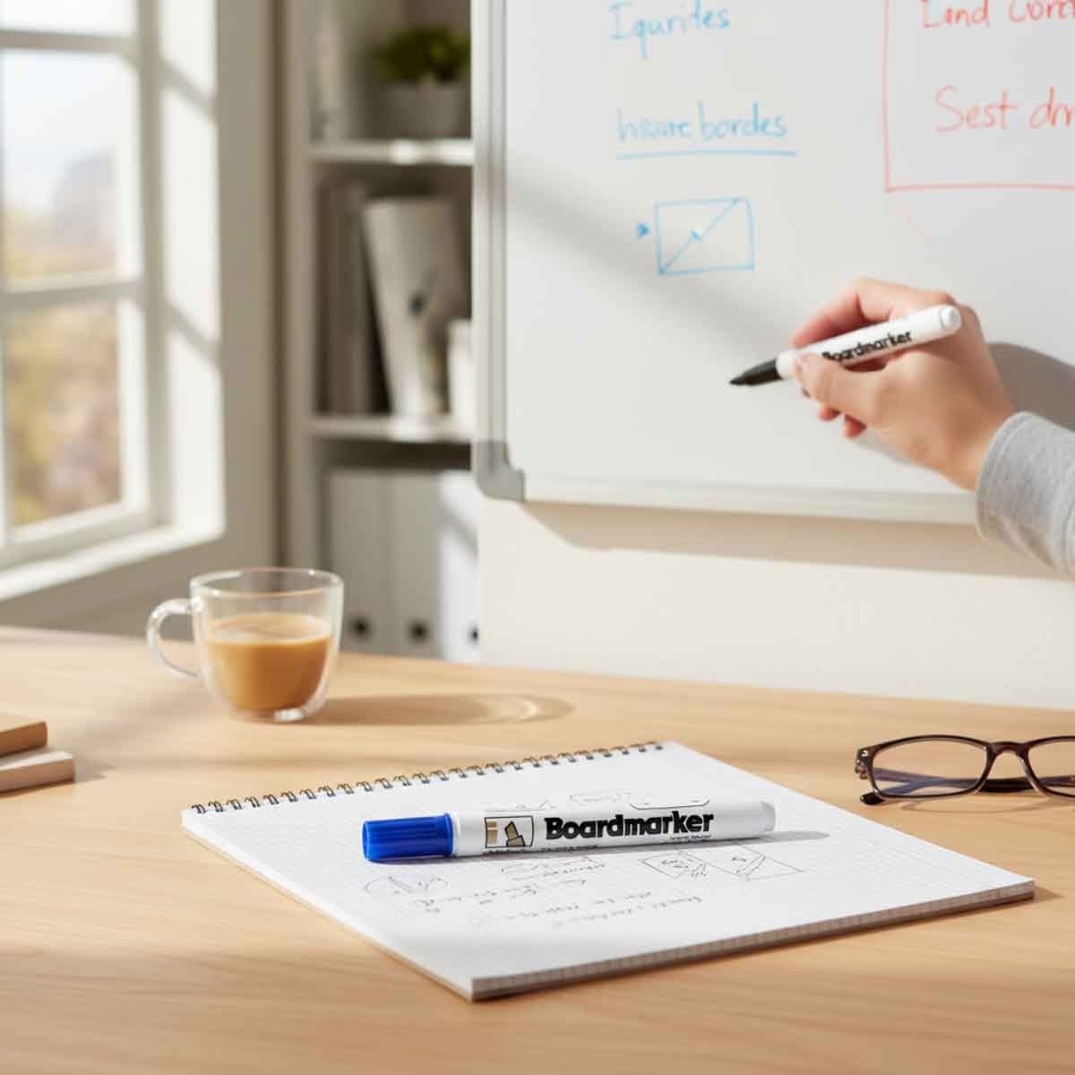 روكو قلم سبورة أزرق سن مشطوف 1.5–3ملم