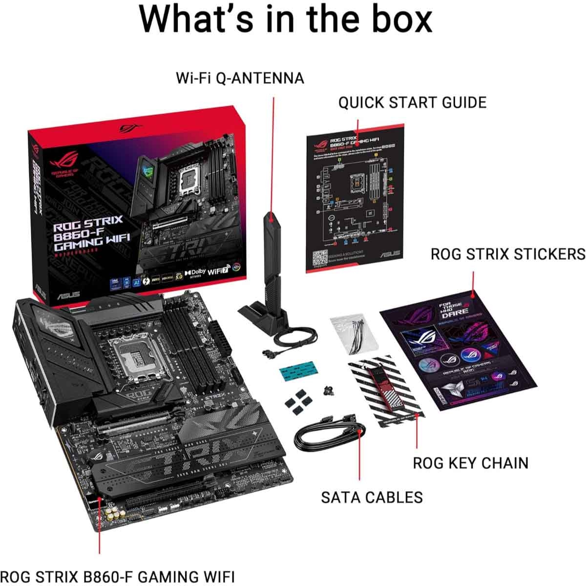 Asus ROG Strix B860-F Gaming WiFi Motherboard