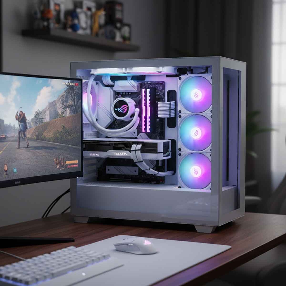 ASUS ROG White Strix LC III 360 ARGB Liquid CPU Cooler