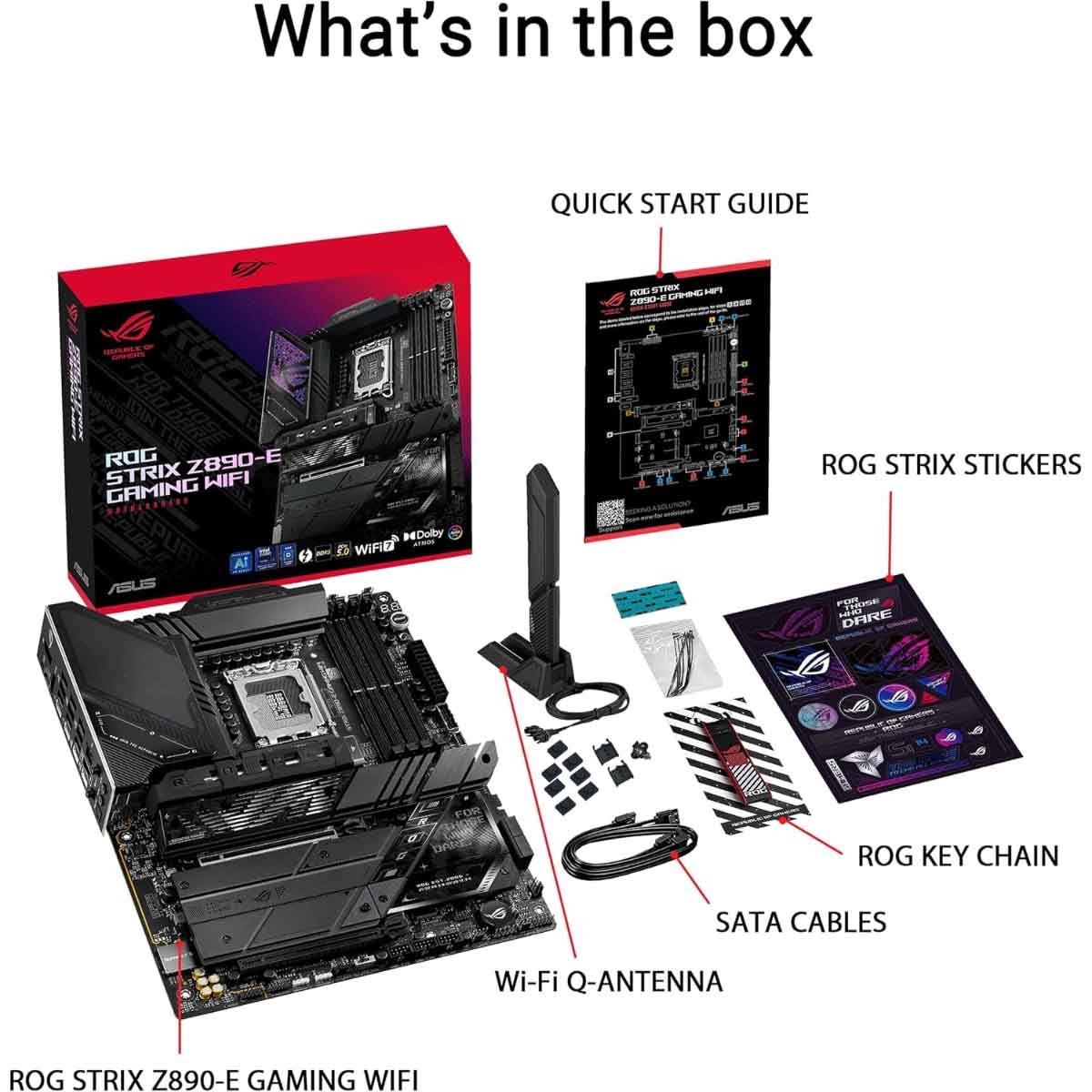 ASUS ROG Strix Z890-E WiFi Gaming Motherboard