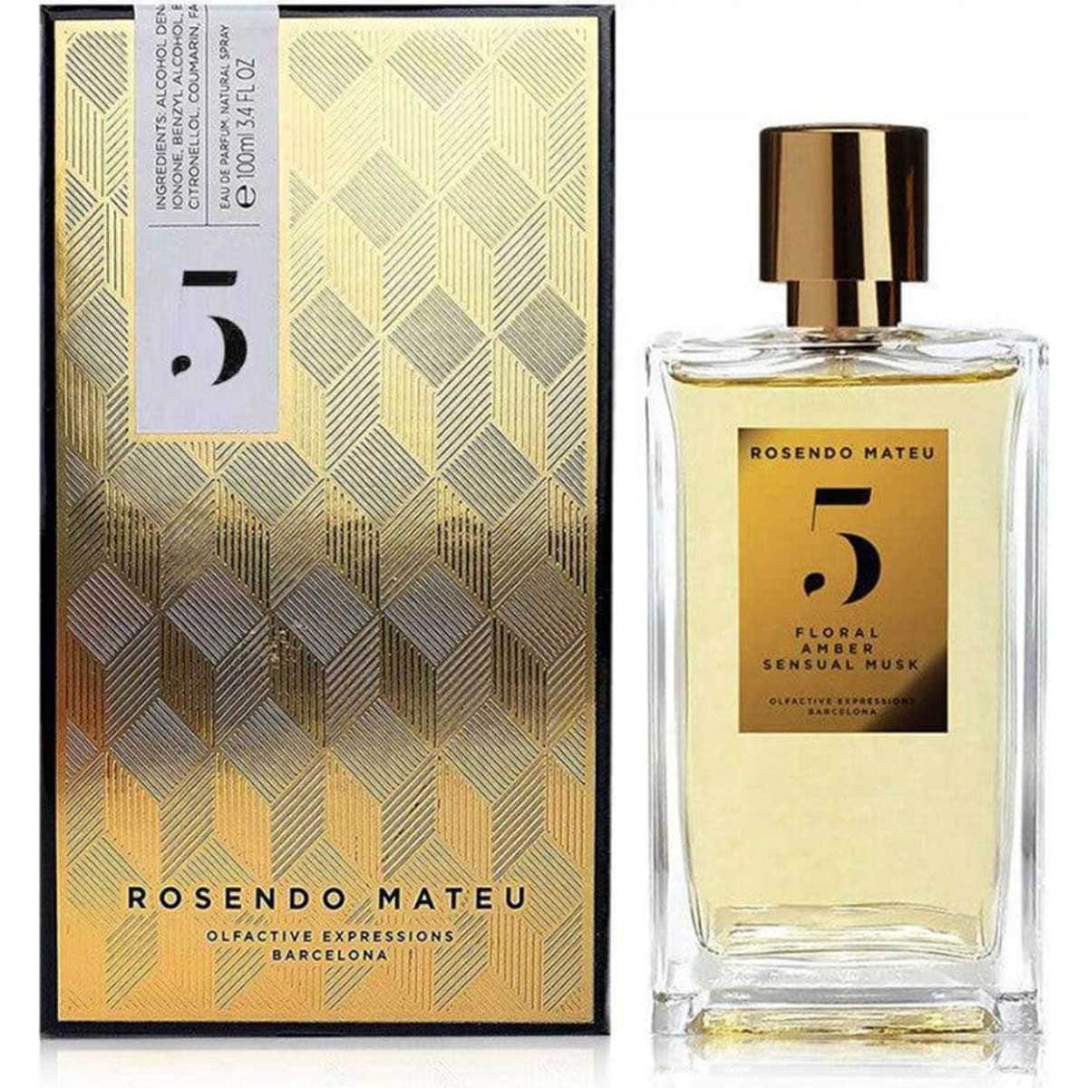 Rosendo Mateu No 5 Floral Amber Sensual Musk Eau De Parfum 100 ml Unisex