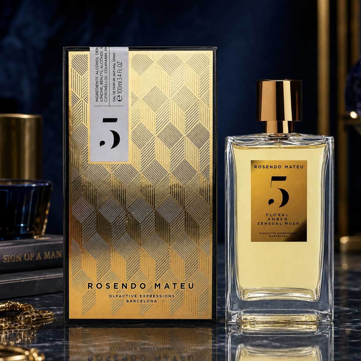 Rosendo Mateu No 5 Floral Amber Sensual Musk Eau De Parfum 100 ml Unisex