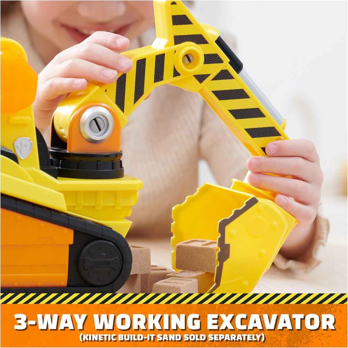 ربل آند كرو شاحنة بناء بلدوزر ديلوكس بارك يارد للأولاد والبنات عمر 3-4 سنوات